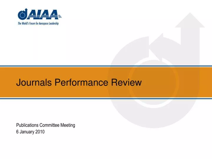 journals performance review