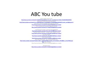 ABC You tube