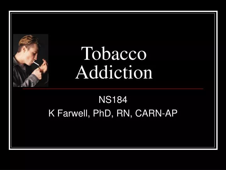 tobacco addiction