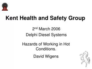 Kent Health and Safety Group