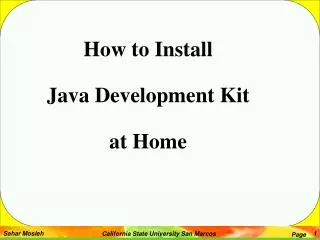 How to Install Java Development Kit at Home