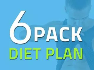 The Simplest 6 Pack Diet Plan