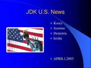 jdk u s news