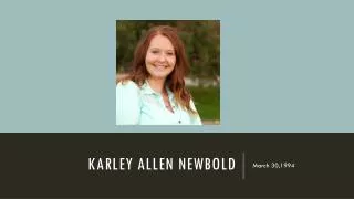 Karley Allen NEwbold