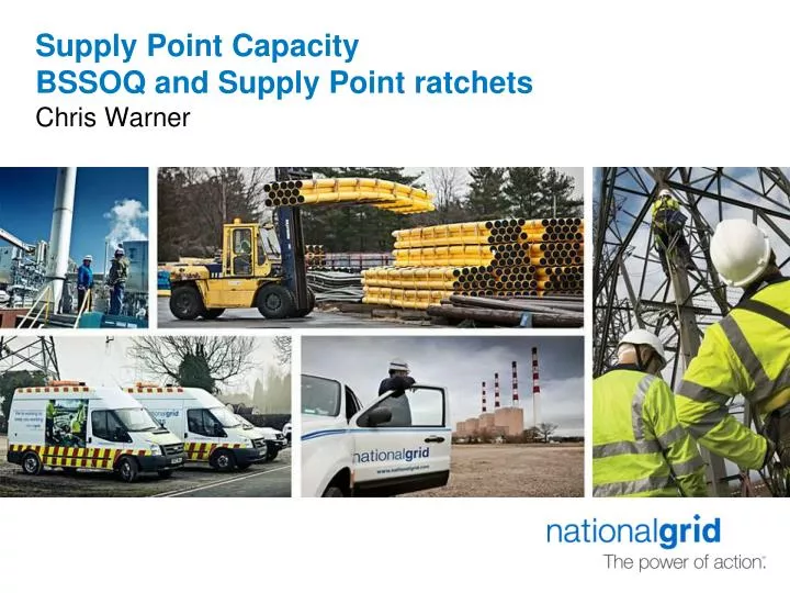 supply point capacity bssoq and supply point ratchets