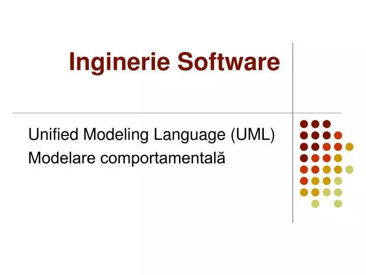 inginerie software