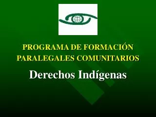 programa de formaci n paralegales comunitarios