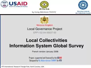 local collectivities information system global survey