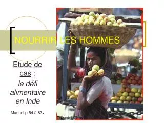 nourrir les hommes