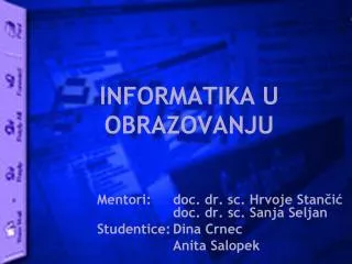 informatika u obrazovanju