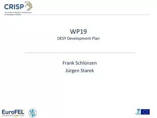 WP19 DESY Development Plan