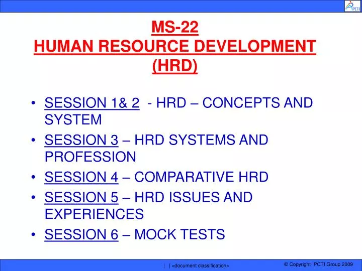 ms 22 human resource development hrd
