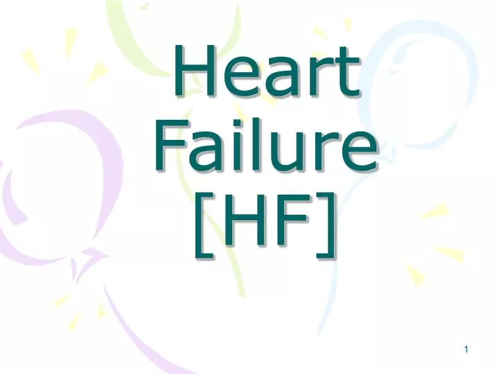 heart failure hf