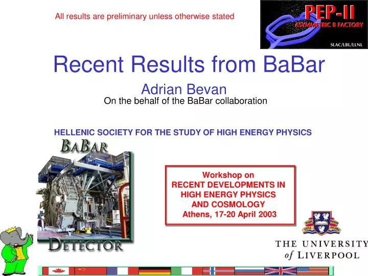 recent results from babar