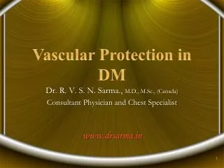 Vascular Protection in DM