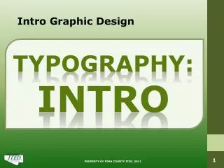 Intro Graphic Design