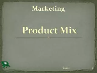 Product Mix