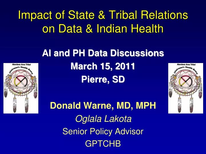 impact of state tribal relations on data indian health