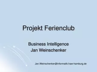projekt ferienclub
