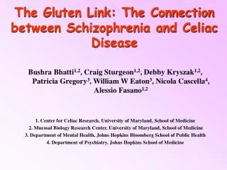 The Gluten Link: The Connection between Schizophrenia and Celiac Disease