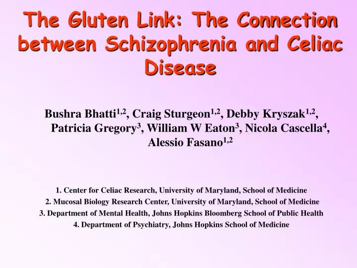 the gluten link the connection between schizophrenia and celiac disease