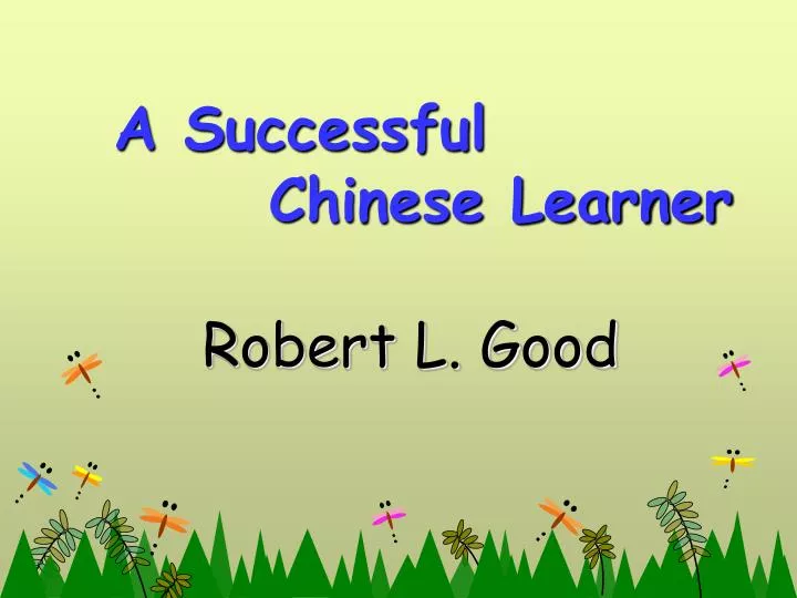 a successful chinese learner