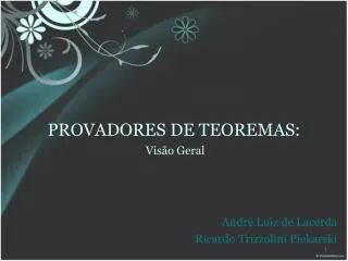 provadores de teoremas