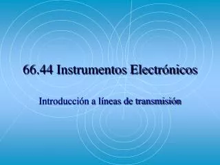 66 44 instrumentos electr nicos