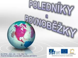 poledn ky a rovnob ky