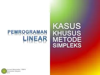pemrograman linear
