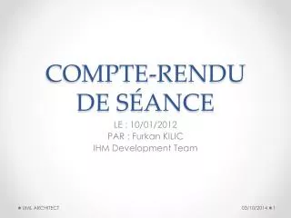 compte rendu de s ance