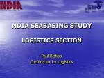 NDIA SEABASING STUDY LOGISTICS SECTION - slide 1