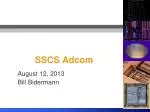 SSCS Adcom