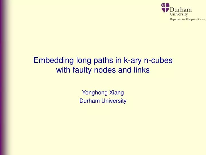 embedding long paths in k ary n cubes with faulty nodes and links