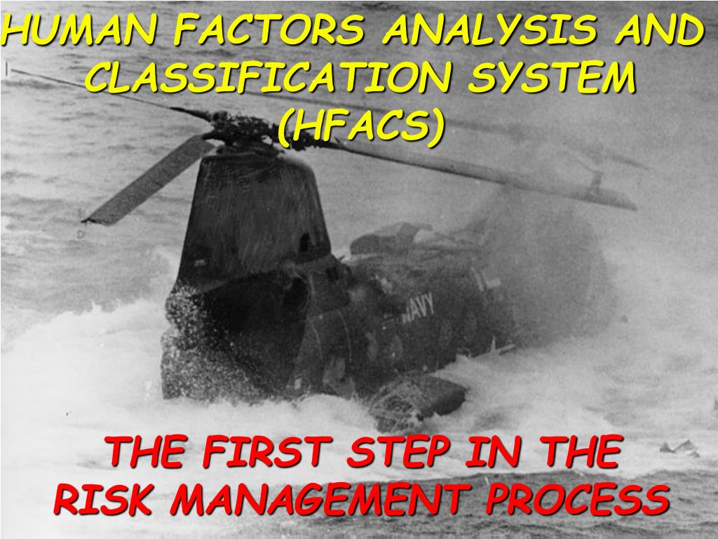 PPT - HUMAN FACTORS ANALYSIS AND CLASSIFICATION SYSTEM (HFACS ...