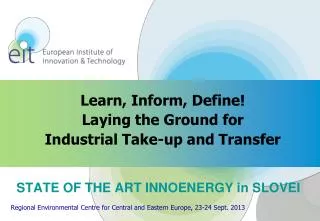 state of the art innoenergy in slovei