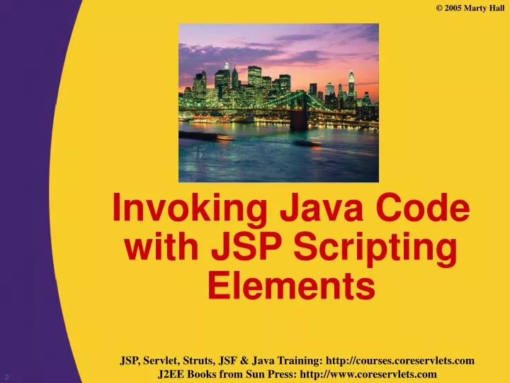 invoking java code with jsp scripting elements