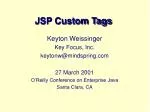 JSP Custom Tags - slide 1