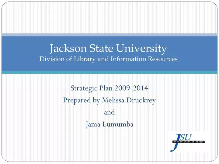 jackson state university division of library and information resources