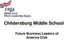 Childersburg Middle School - slide 1
