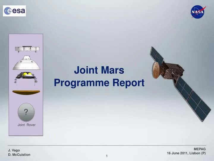 joint mars programme report