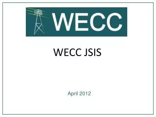 WECC JSIS