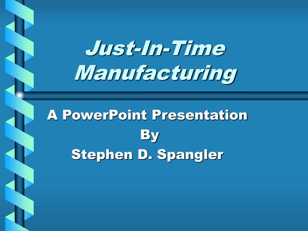PPT - Just-In-Time Manufacturing PowerPoint Presentation, free download ...