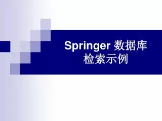 springer