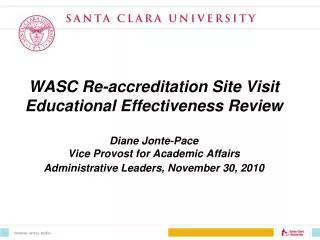 WASC Accreditation team visits SCU and JST