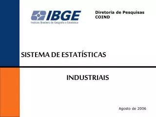 sistema de estat sticas industriais