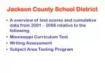 Jackson County School District - slide 1