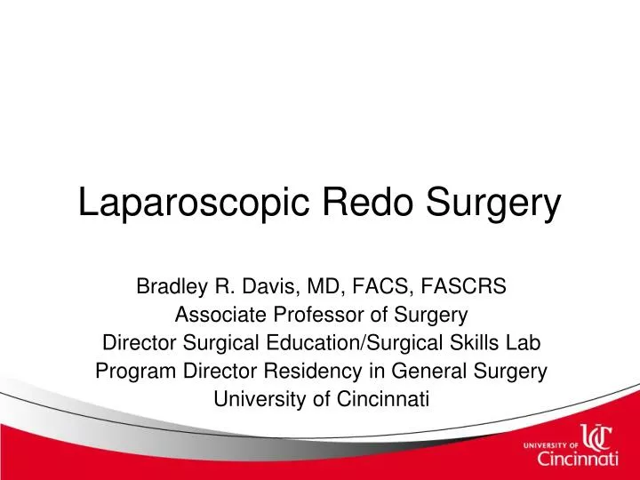 laparoscopic redo surgery