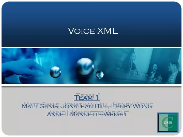 voice xml