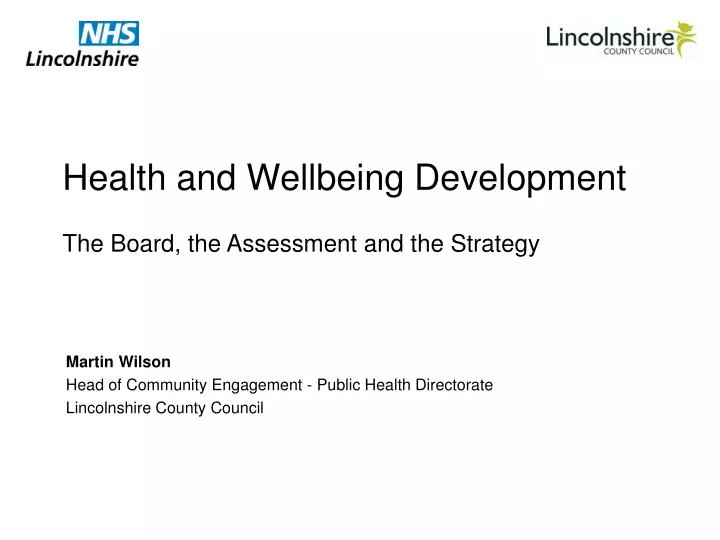 health and wellbeing development